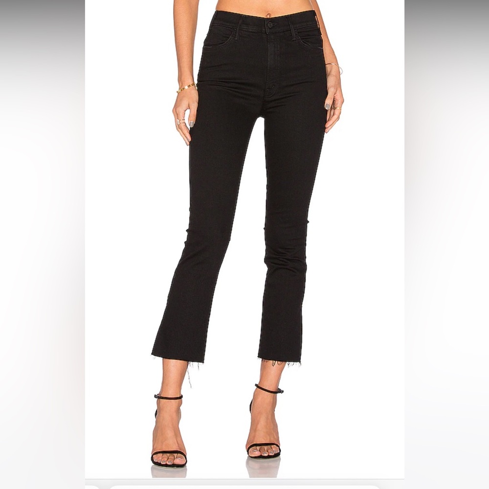 MOTHER Black Flare & Wide Leg Jeans